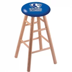 Holland Bar Stool Co. Oak Counter Stool, Natural Finish, Eastern Illinois Seat