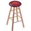 Holland Bar Stool Co. Oak Counter Stool, Natural Finish, Iowa State Seat