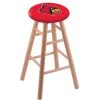 Holland Bar Stool Co. Oak Counter Stool, Natural Finish, Louisville Seat