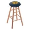 Holland Bar Stool Co. Oak Bar Stool, Natural Finish, Notre Dame (ND) Seat