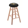 Holland Bar Stool Co. Oak Bar Stool, Natural Finish, Pittsburgh Penguins Seat