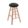 Holland Bar Stool Co. Oak Counter Stool, Natural Finish, San Jose Sharks Seat