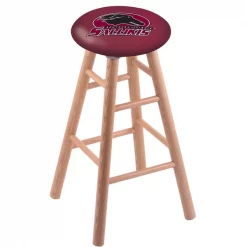 Holland Bar Stool Co. Oak Counter Stool, Natural Finish, Southern Illinois Seat