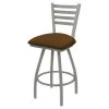 Holland Bar Stool Co. 30" Swivel Bar Stool, Nickel Finish, Canter Thatch Seat