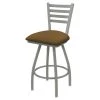 Holland Bar Stool Co. 30" Swivel Bar Stool, Nickel Finish, Canter Saddle Seat -Kitchen & Dining Furniture Sales Store Holland20Bar20Stool20Co X410AN012