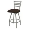 Holland Bar Stool Co. 30" Swivel Bar Stool, Nickel Finish, Rein Coffee Seat -Kitchen & Dining Furniture Sales Store Holland20Bar20Stool20Co X410AN025