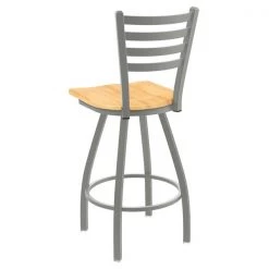 Holland Bar Stool Co. 30" Swivel Bar Stool, Nickel Finish, Nat Maple Seat -Kitchen & Dining Furniture Sales Store Holland20Bar20Stool20Co X410ANNatMpl 2