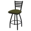 Holland Bar Stool Co. 25" Swivel Counter Stool, Black Wrinkle, Graph Parrot Seat -Kitchen & Dining Furniture Sales Store Holland20Bar20Stool20Co X410BW015
