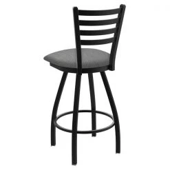Holland Bar Stool Co. 30" Swivel Bar Stool, Black Wrinkle, Graph Seat -Kitchen & Dining Furniture Sales Store Holland20Bar20Stool20Co X410BW020 2