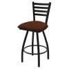 Holland Bar Stool Co. 30" Swivel Bar Stool, Black Wrinkle, Rein Adobe Seat -Kitchen & Dining Furniture Sales Store Holland20Bar20Stool20Co X410BW023