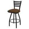 Holland Bar Stool Co. 30" Swivel Bar Stool, Black Wrinkle, Rein Thatch Seat -Kitchen & Dining Furniture Sales Store Holland20Bar20Stool20Co X410BW026
