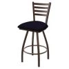 Holland Bar Stool Co. 30" Swivel Bar Stool, Brnz Finish, Canter Twilight Seat