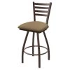 Holland Bar Stool Co. 30" Swivel Bar Stool, Brnz Finish, Canter Sand Seat