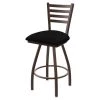 Holland Bar Stool Co. 30" Swivel Bar Stool, Brnz Finish, Blk Vinyl Seat -Kitchen & Dining Furniture Sales Store Holland20Bar20Stool20Co X410BZBlkVinyl