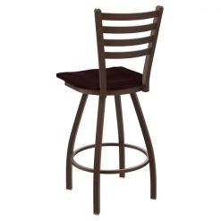 Holland Bar Stool Co. 30" Swivel Bar Stool, Brnz Finish, Dark Cherry Oak Seat -Kitchen & Dining Furniture Sales Store Holland20Bar20Stool20Co X410BZDCOak 2