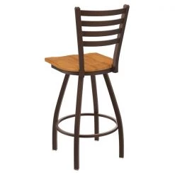 Holland Bar Stool Co. 30" Swivel Bar Stool, Brnz Finish, Med Maple Seat -Kitchen & Dining Furniture Sales Store Holland20Bar20Stool20Co X410BZMedMpl 2