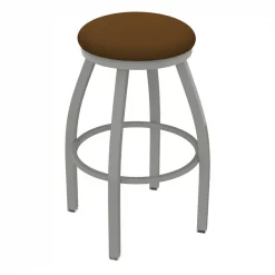 Holland Bar Stool Co. 30" Swivel Bar Stool, Nickel Finish, Canter Thatch Seat