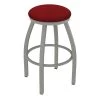 Holland Bar Stool Co. 30" Swivel Bar Stool, Nickel Finish, Graph Ruby Seat
