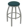 Holland Bar Stool Co. 30" Swivel Bar Stool, Nickel Finish, Graph Tidal Seat