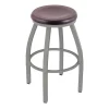 Holland Bar Stool Co. 30" Swivel Bar Stool, Nickel Finish, Dark Cherry Maple Seat -Kitchen & Dining Furniture Sales Store Holland20Bar20Stool20Co X802ANDCMpl