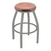 Holland Bar Stool Co. 30" Swivel Bar Stool, Nickel Finish, Med Maple Seat -Kitchen & Dining Furniture Sales Store Holland20Bar20Stool20Co X802ANMedMpl