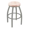 Holland Bar Stool Co. 30" Swivel Bar Stool, Nickel Finish, Nat Maple Seat -Kitchen & Dining Furniture Sales Store Holland20Bar20Stool20Co X802ANNatMpl