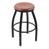 Holland Bar Stool Co. 30" Swivel Bar Stool, Black Wrinkle, Med Oak Seat -Kitchen & Dining Furniture Sales Store Holland20Bar20Stool20Co X802BWMedOak