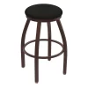 Holland Bar Stool Co. 25" Swivel Counter Stool, Brnz Finish, Canter Espresso Seat -Kitchen & Dining Furniture Sales Store Holland20Bar20Stool20Co X802BZ003