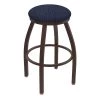 Holland Bar Stool Co. 30" Swivel Bar Stool, Brnz Finish, Graph Anchor Seat