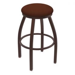 Holland Bar Stool Co. 25" Swivel Counter Stool, Brnz Finish, Rein Adobe Seat