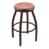 Holland Bar Stool Co. 30" Swivel Bar Stool, Brnz Finish, Med Maple Seat -Kitchen & Dining Furniture Sales Store Holland20Bar20Stool20Co X802BZMedMpl