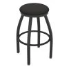 Holland Bar Stool Co. 30" Swivel Bar Stool, Pewter Finish, Canter Iron Seat