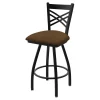 Holland Bar Stool Co. 30" Swivel Bar Stool, Black Wrinkle, Rein Thatch Seat -Kitchen & Dining Furniture Sales Store Holland20Bar20Stool20Co X820BW026