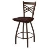 Holland Bar Stool Co. 30" Swivel Bar Stool, Brnz Finish, Dark Cherry Maple Seat -Kitchen & Dining Furniture Sales Store Holland20Bar20Stool20Co X820BZDCMpl