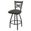 Holland Bar Stool Co. 30" Swivel Bar Stool, Pewter Finish, Graph Chalice Seat -Kitchen & Dining Furniture Sales Store Holland20Bar20Stool20Co X820PW019