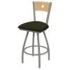 Holland Bar Stool Co. 30" Swivel Counter Stool, SS Finish, Nat Back, Canter Pine Seat -Kitchen & Dining Furniture Sales Store Holland20Bar20Stool20Co X830ANNatMplB010