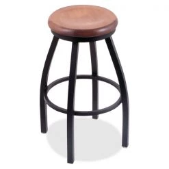 Holland Bar Stool Co. 30" Swivel Bar Stool, Black Wrinkle, Med Maple Seat -Kitchen & Dining Furniture Sales Store Holland20Bar20Stool20Co f816a80f6ab77976b8764d4344e2f669xxc72738