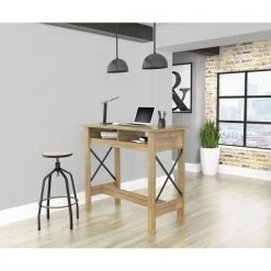 Inval Multi Purpose Pub/Home Office Table 47.2 in. W Rectangular Amaretto -Kitchen & Dining Furniture Sales Store Inval20America20LLC ESxx14403xxxxDECOxxOFFICE