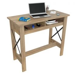 Inval Multi Purpose Pub/Home Office Table 47.2 in. W Rectangular Amaretto -Kitchen & Dining Furniture Sales Store Inval20America20LLC ESxx14403xxxxLEFT