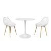 Jamesdar Kurv 3-Piece Café Set -Kitchen & Dining Furniture Sales Store James20Dar20LLC JSET200xxWHxxb7b372