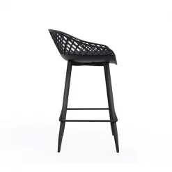 Jamesdar Kurv Black Counter Stool, PK2 -Kitchen & Dining Furniture Sales Store James20Dar20LLC JSTL237 2BKBK 3