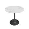 Jamesdar Kurv Café Table 31.5" White Marble/Black Base -Kitchen & Dining Furniture Sales Store James20Dar20LLC JTAB200xxWMBKxxKurvxxCafexxTablexx31.5xxWhitexxMarblexxTopxxwxxBlackxxBasexx0AxxCHxxce7f00
