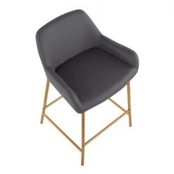 Lumisource Daniella Fixed-Height Counter Stool - Set of 2 PR -Kitchen & Dining Furniture Sales Store LumiSource20LLC B24xxDNLA2xxAUPUGY2xxxx7xxxx6c1dd5