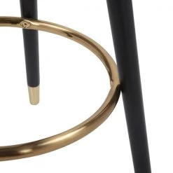 Lumisource Cavalier Counter Stool in Black Wood, Blue Velvet and Gold, PK 2 -Kitchen & Dining Furniture Sales Store LumiSource20LLC B26xxCAVLERxxBKVBU2xxxx8xxxx23b468