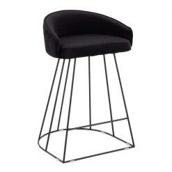 Lumisource Canary Upholstered Counter Stool - Set of 2 PR -Kitchen & Dining Furniture Sales Store LumiSource20LLC B26xxCNRYUPxxBKVBK2xxxx2xxxxbd7f09