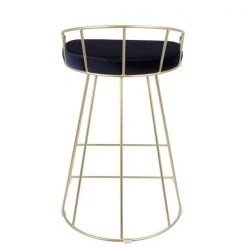 Lumisource Canary Counter Stool in Gold with Blue Velvet, PK 2 -Kitchen & Dining Furniture Sales Store LumiSource20LLC B26xxCNRYxxAUxxBU2xxxx5xxxx43170d