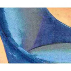 Lumisource Diana Counter Stool in Walnut Wood and Blue Velvet, PK 2 -Kitchen & Dining Furniture Sales Store LumiSource20LLC B26xxDIANAxxGRTQxxWLVBU2xxxx10xxxxb885c7