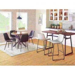 Lumisource Duke Counter Stool in Black and Light Grey Fabric, PK 2 -Kitchen & Dining Furniture Sales Store LumiSource20LLC B26xxDUKZxxBKLGY2xxxx10xxxxa4fb6c