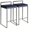 Lumisource Fuji Stacker Counter Stool - Set of 2 PR