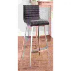 Lumisource Mason Swivel Counter Stool in, Walnut Wood, Black Faux Leather, PK 2 -Kitchen & Dining Furniture Sales Store LumiSource20LLC B26xxMSNSWxxWLBK2xxxx11xxxxe4d7da